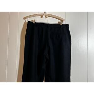 LAUREN RALPH lAUREN LRL Size 12 Black Pants‎ 100% Wool Lined Work Slacks